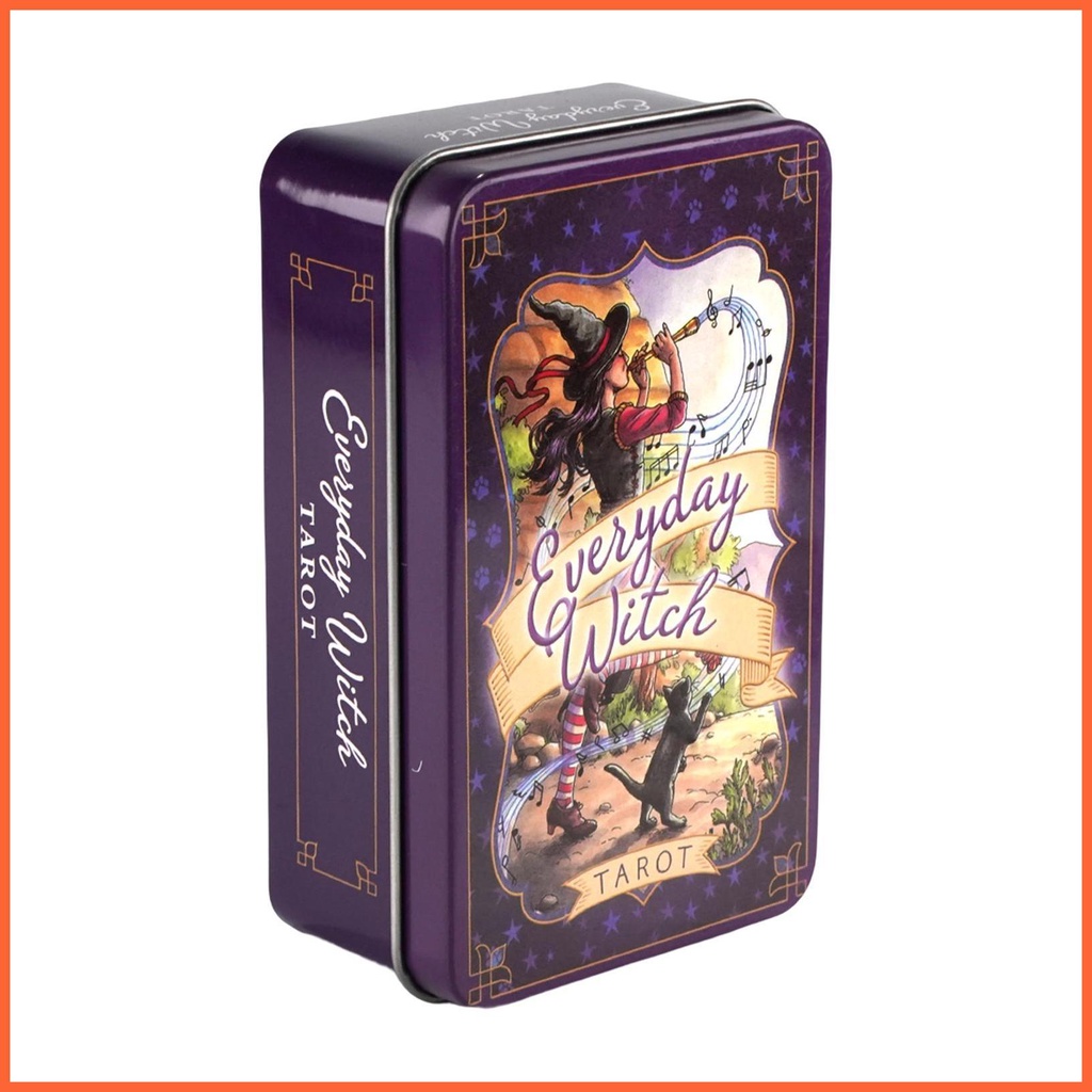 Bộ Bài Tarot Oracle Bí Ẩn Mỗi Ngày Kèm Hộp Kim Loại Dành Cho Nữ
