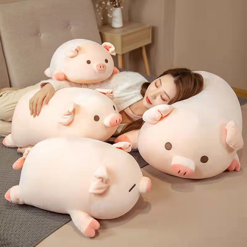 Thú Nhồi Bông Hình Chú Heo Đáng Yêu Mềm Mại