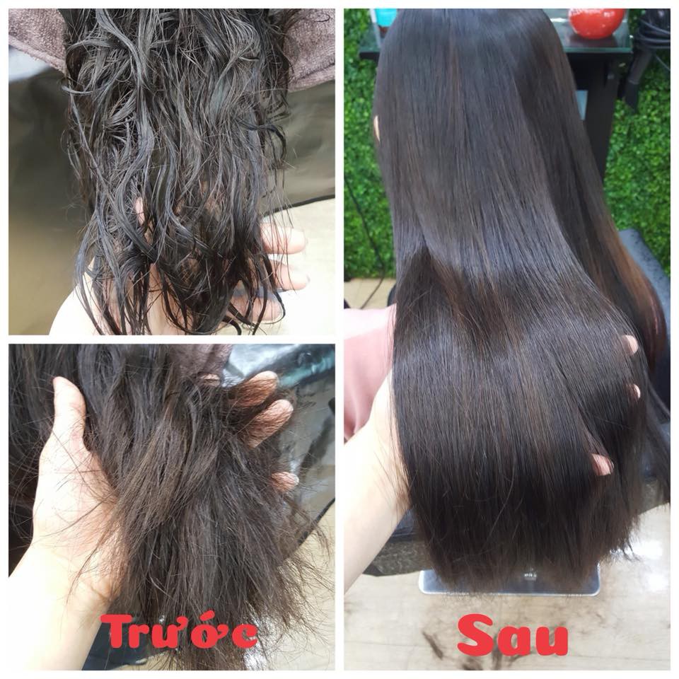 PHỤC HỒI KERATIN KERAFILL TRÊN NỀN TÓC THẲNG, TÓC CỤP, TÓC ÉP, TÓC DẬP XÙ, CHỮA SUN CHÁY 100% HẾT SUN CHÁY, CHỮA TÓC MỦN