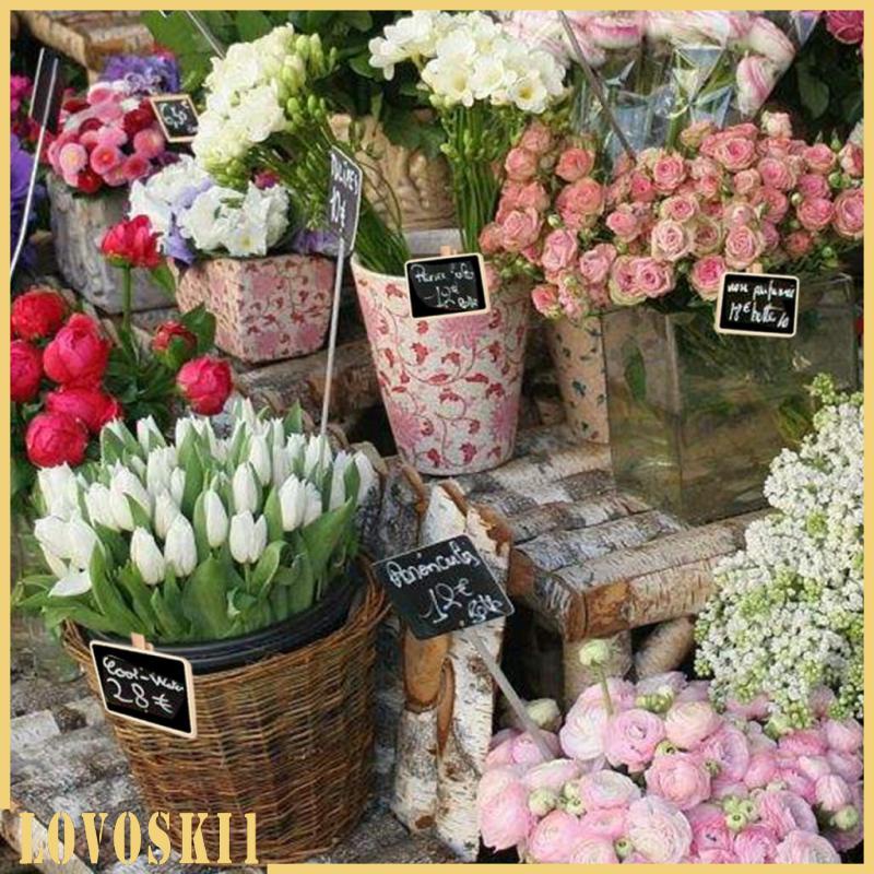 Set 10 Bảng Gỗ Ghi Chú Treo Tường Tiện Dụng