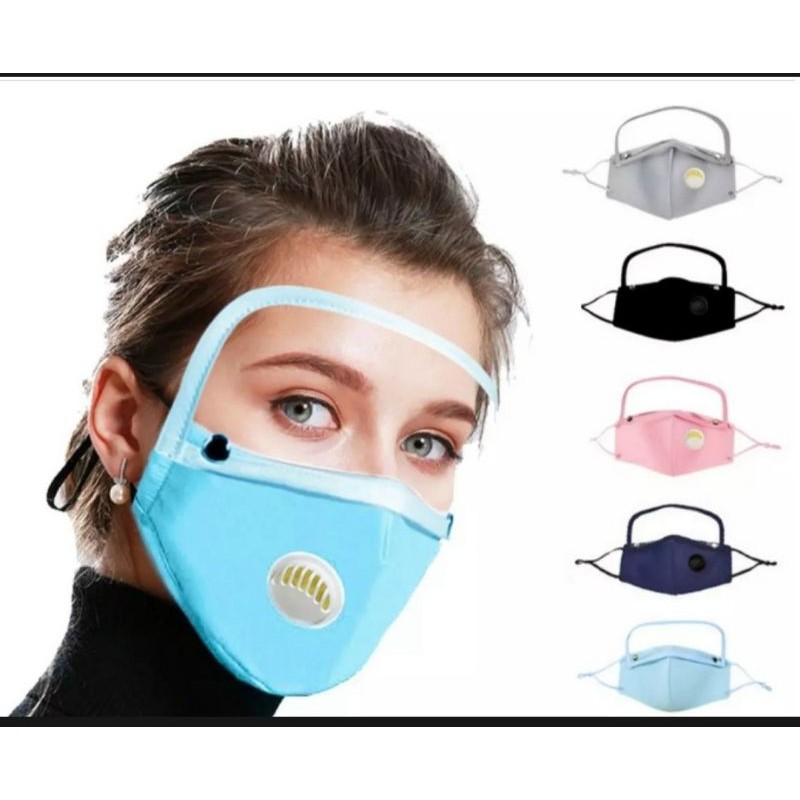 Khẩu trang vải cotton tái sử dụng nhiều lần có màng lọc bụi siêu mịn dành cho nhân viên y tế