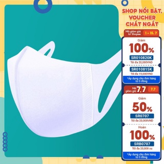 50 CHIẾC Khẩu Trang 3D Mask Chính Hãng, Công nghệ Nhật Bản