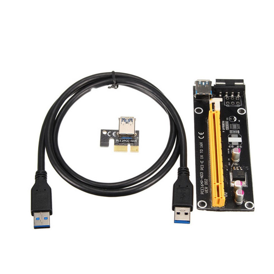 Dây cáp Riser USB 3.0⚡⚡ Nối Dài VGA từ PCI-E⚡⚡ 1x to PCI 16x - Mới