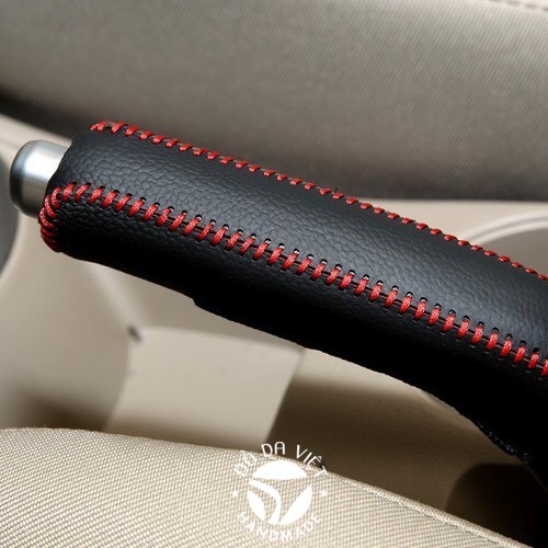 Bọc cần số, phanh tay HYUNDAI I10 SỐ SÀN 2013 - 2022 da bò thật 100%, bảo hành 2 năm