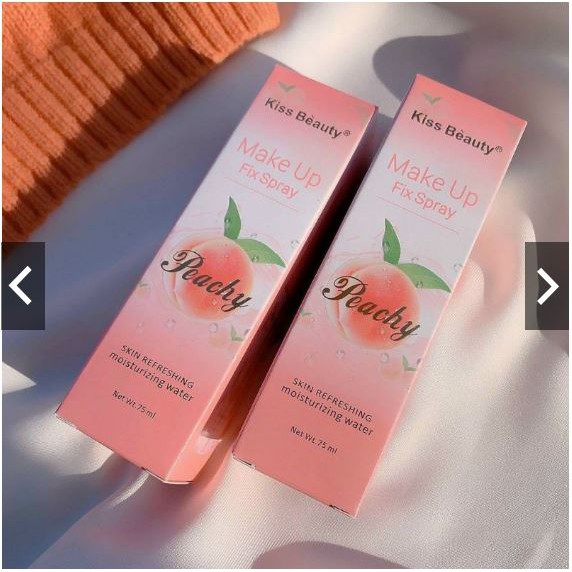 Xịt Giữ Lớp Nền Cố Định Lớp Trang Điểm Kiss Beauty ĐÀO 75ML | BigBuy360 - bigbuy360.vn