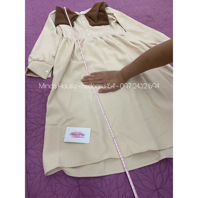 Váy tiểu thư Vintage thắt nơ / váy ullzang / mina’s house | BigBuy360 - bigbuy360.vn