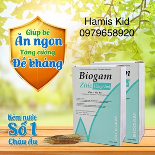 ( Hàng chuẩn) Kẽm nước Biogam - Kẽm số 1 châu Âu