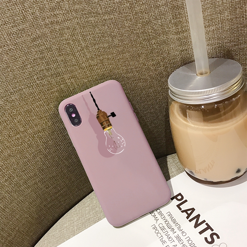 Ốp điện thoại iPhone 6 / 6s 7 / 8 6plus / 6Splus 7plus XS XR XSMAX hình bóng đèn 3D | BigBuy360 - bigbuy360.vn