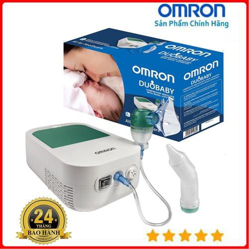 Máy Xông Họng , Hút Mũi 2 Trong 1 Cao Cấp Omron DuoBaby - Chính Hãng Italy