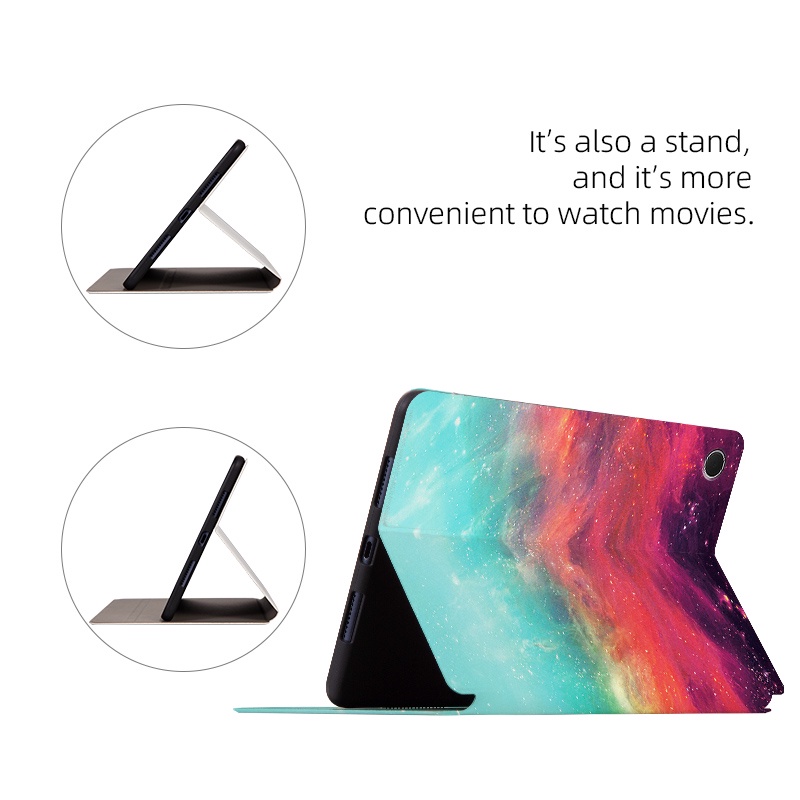 Bao Da PU Máy Tính Bảng Nắp Lật Chống Mồ Hôi Cho Samsung Galaxy Tab A8 10.5 "X200 X205 X207 TabA8 LTE Wi-Fi SM-X200 SM-X205 SM-X207 Vỏ