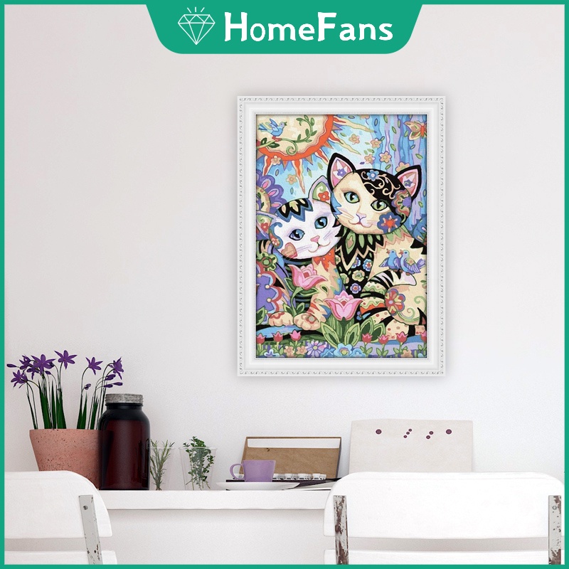 Bộ Tranh Đính Đá 5D Tự Làm 30X40cm Họa Tiết Nghệ Thuật Để Trang Trí Nhà