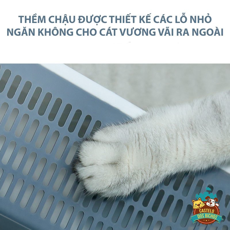 CHẬU VỆ SINH CHO CHÓ MÈO CAO CẤP CHÍNH HÃNG - SẢN PHẨM ƯA CHUỘNG CHO MÈO