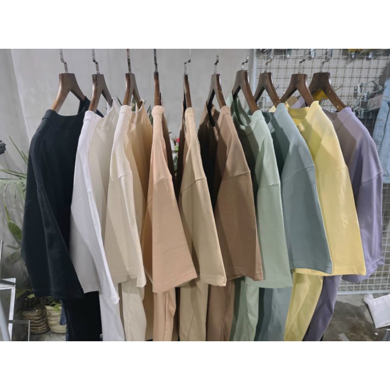 [Ảnh thật] Áo trơn cao cấp from rộng đủ màu siêu xinh cho nam nữ
