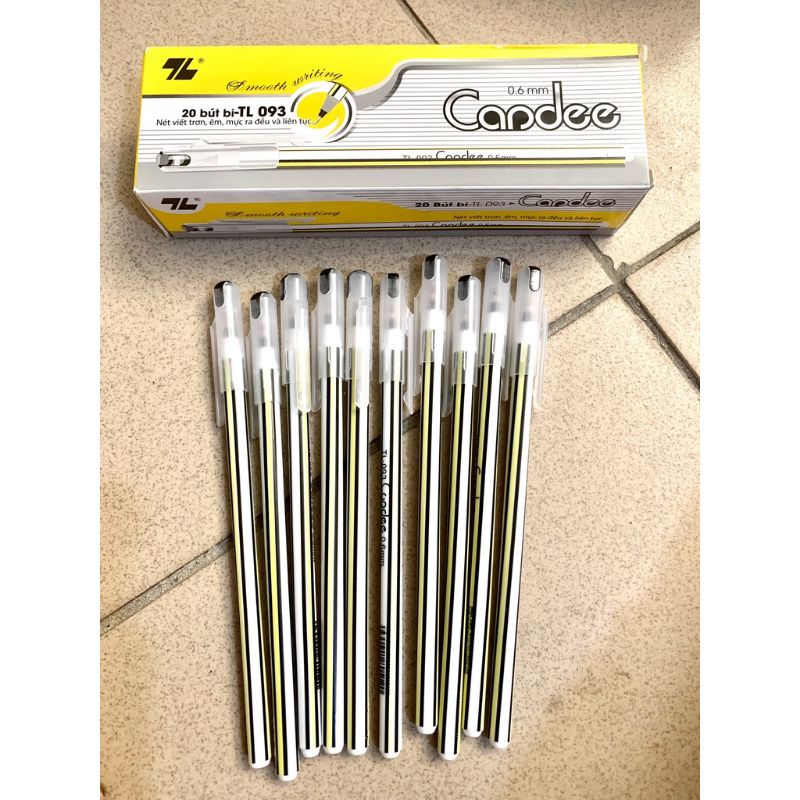 0Hộp 20 bút bi nến TL 093 và TP 08
