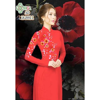 Vải áo dài 3D