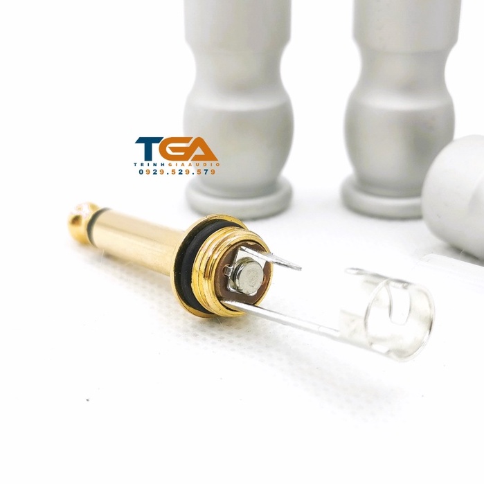 Jack rắc 6ly, 6.5ly , mono 2 khấc, thân vỏ nhôm sơn phủ.