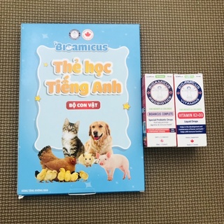 Combo Men 10 chủng và k2D3 BIOAMICUS /Tặng kèm quà