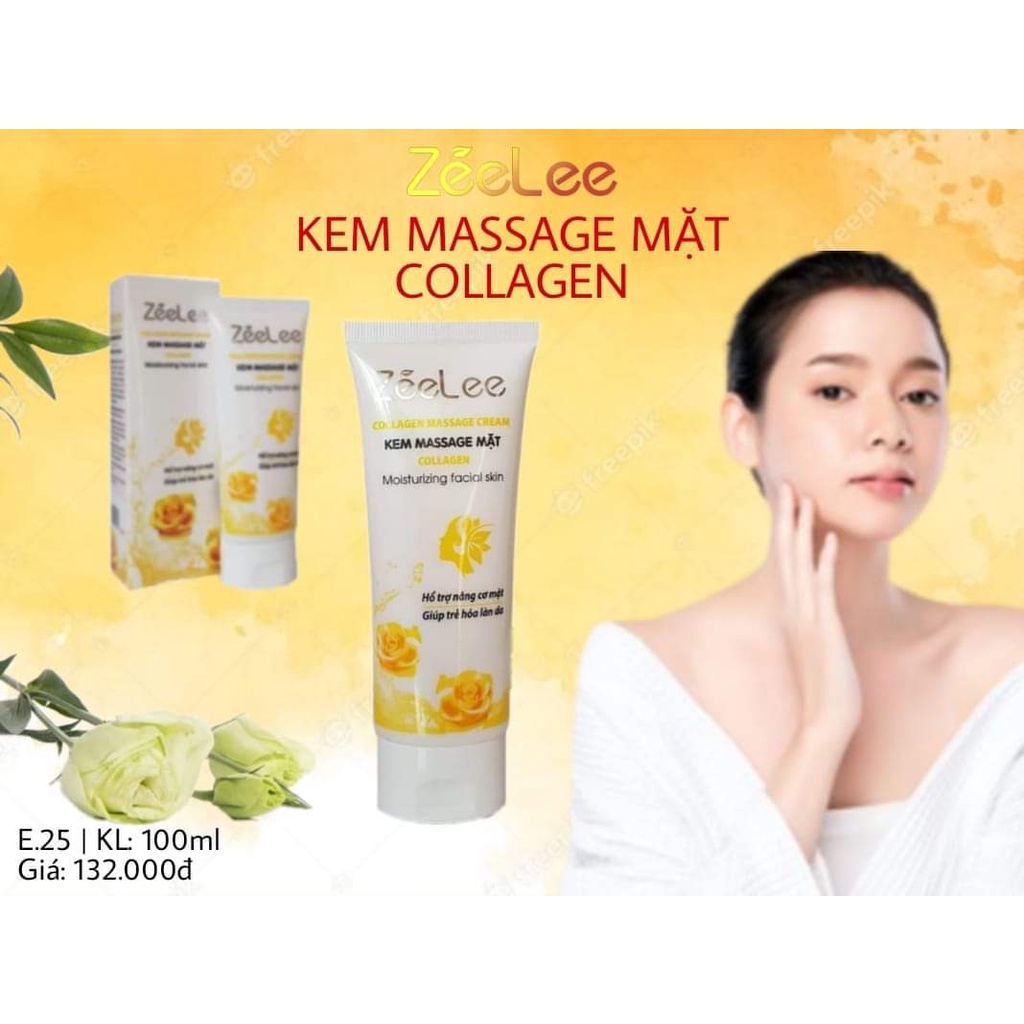 KEM MASSAGE MẶT COLLAGEN  ZEELEE