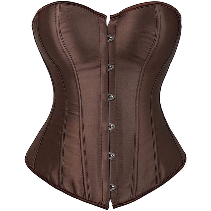 Corset trơn nâu basic | BigBuy360 - bigbuy360.vn