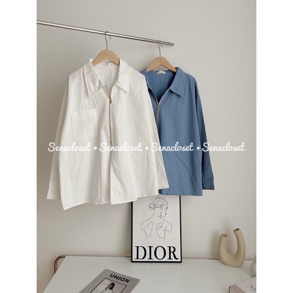 Sơmi khoá Zipper DEMIN cực chất (Ảnh thật)