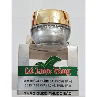 KEM LÁ LƯỢC VÀNG DƯỠNG TRẮNG CHỐNG NẮNG MỤN NÁM