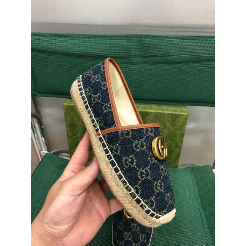 Giày lười đế cói GUCCI 21ss cho hè năng động 2021GC