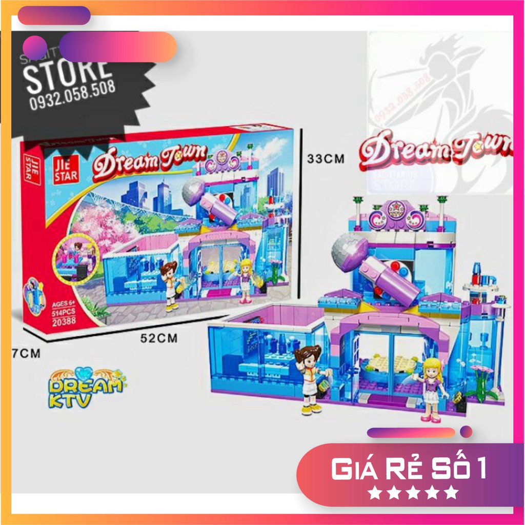 Lego Jiestar 20388 Lắp Ráp Quán Karaoke ( 514 Mảnh ) [Hot]