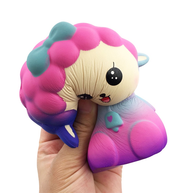 Squishy Lớn Hình Cô Bé Cừu Galaxy Đồ Chơi Xốp Giảm Stress Hình mềm mịn dễ Thương đàn hồi Cho Bé