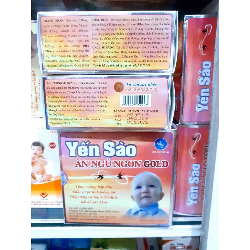 YẾN SÀO ĂN NGỦ NGON GOLD G&amp;P