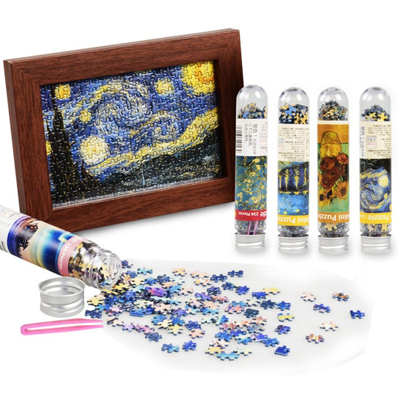 Bộ đồ chơi xếp hình gồm 234 mảnh ghép theo chủ đề bức tranh Van Gogh