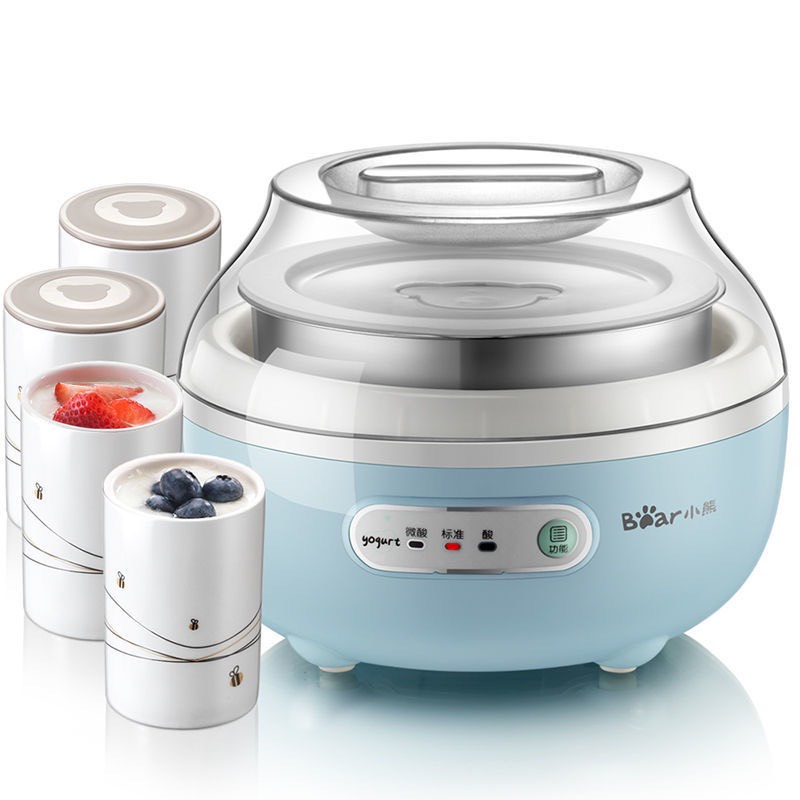 Máy Làm Sữa Chua Hồng - Tặng kèm 4 Thố Bear SNJ-C10K2 [CMART GIA DỤNG TIỆN ÍCH]