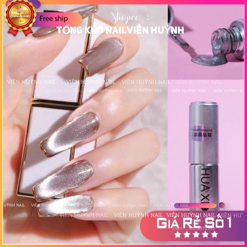 Sơn mắt mèo kim cương huaxi chính hãng