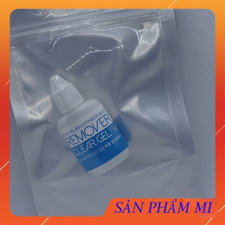 Gel tháo mi xanh remover clear gel