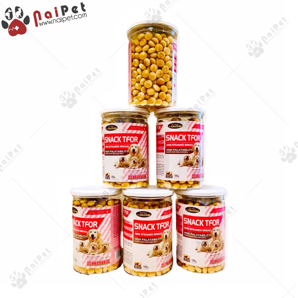 Đồ Ăn Vặt Bánh Thưởng Bổ Sung Dinh Dưỡng Cho Chó Snack Tfor 180g