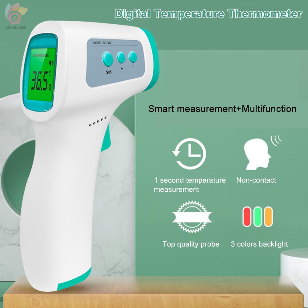 ET GP-300 Digital Temperature Thermometer IR Infrared Thermometer Non-contact Forehead Body Temperature LCD Instruments for Adult Baby