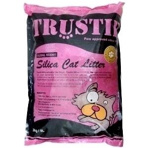 [cát thủy tinh] Cát vệ sinh cho mèo TRUSTIE SILICA CAT LITTER 5L (2kg)