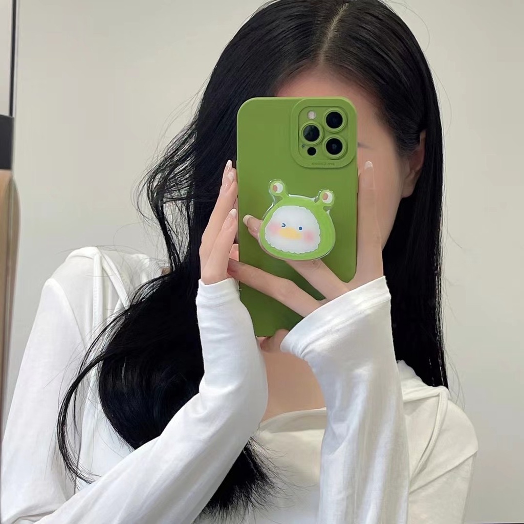 Ốp Điện Thoại tpu Họa Tiết Quái Vật Dễ Thương Kèm Giá Đỡ Cho iphone 13 pro max ins12 pro max 11 pro max xsmax