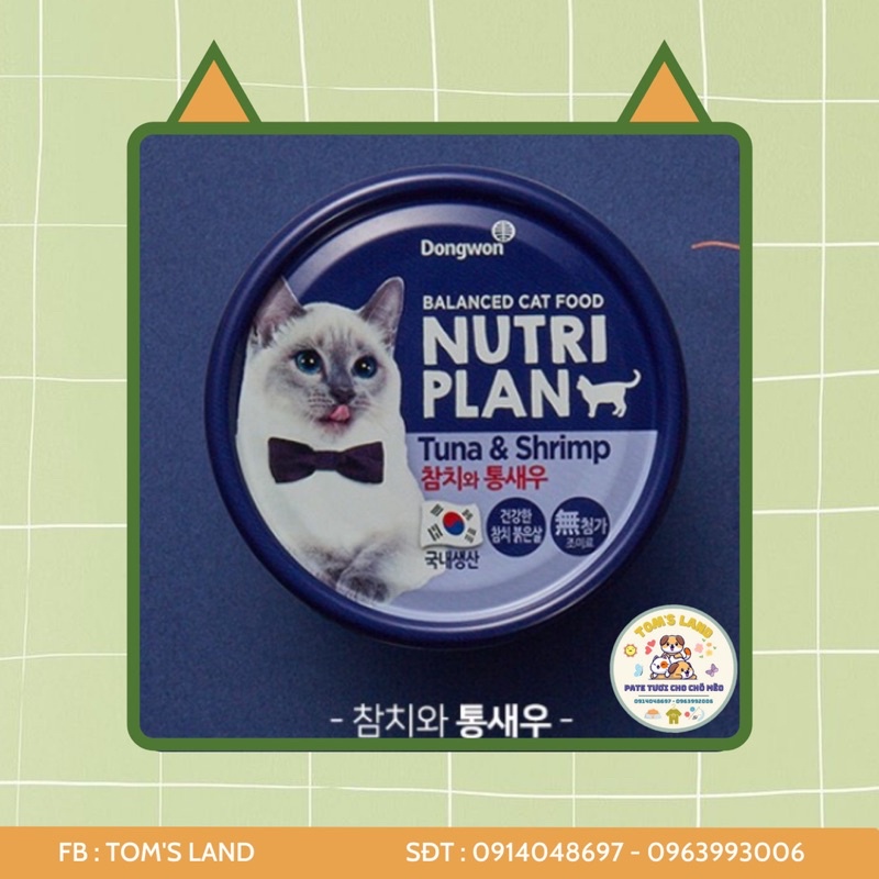 Pate lon Nutri Plan cho mèo 🐱