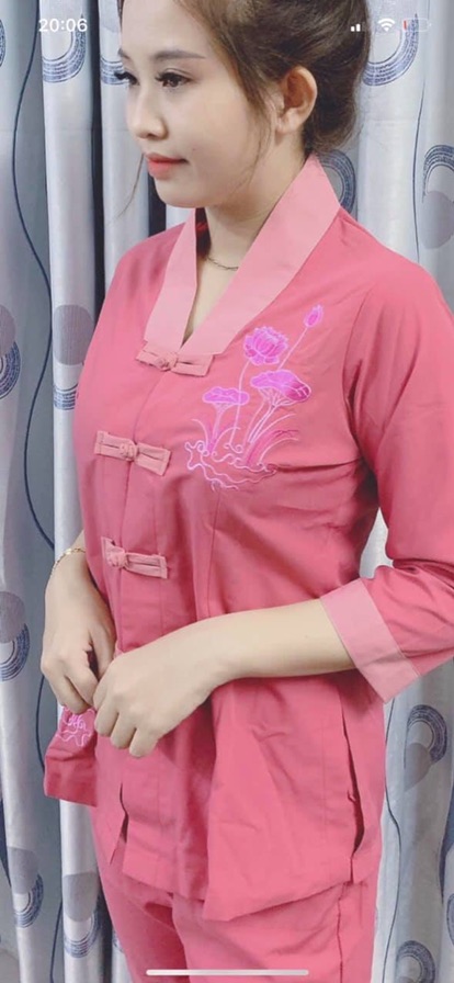 Quần áo đi chùa , la hán phối