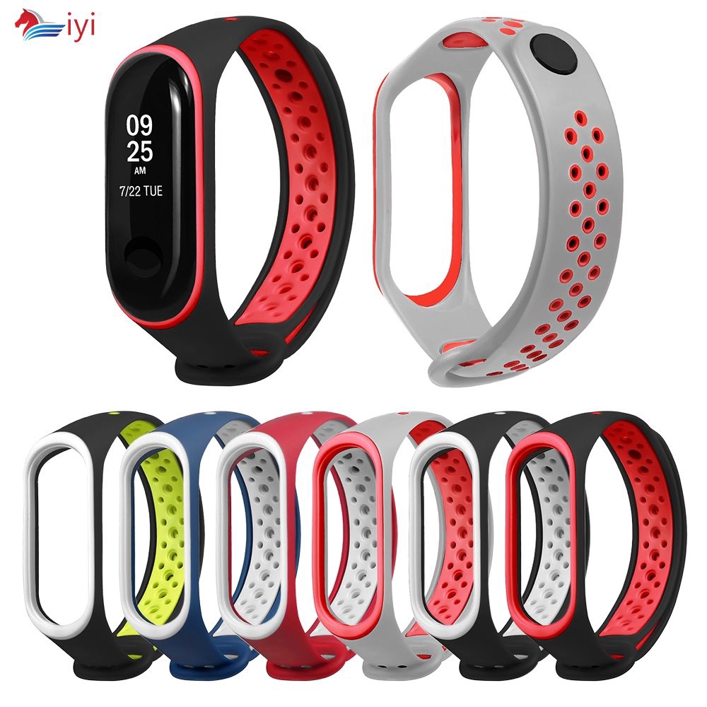 Đồng hồ đo nhịp tim dây đeo silicon thể thao Xiaomi 3 Plus