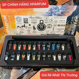 BỘ 26 CHAI TINH DẦU THƠM HPARFUM - MÙI SIÊU SANG CHẢNH [ 10 NAM - 16 NỮ]