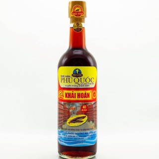 Nước mắm Phú Quốc Khải Hoàn 40 độ đạm - Chai 520ml