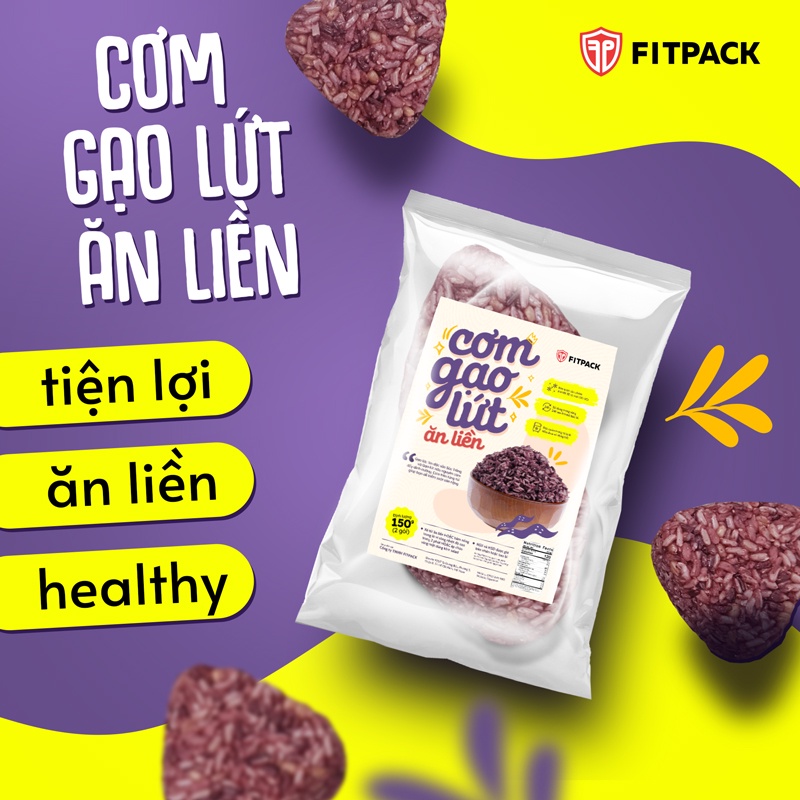 Cơm gạo lức ăn liền Fitpack 200g