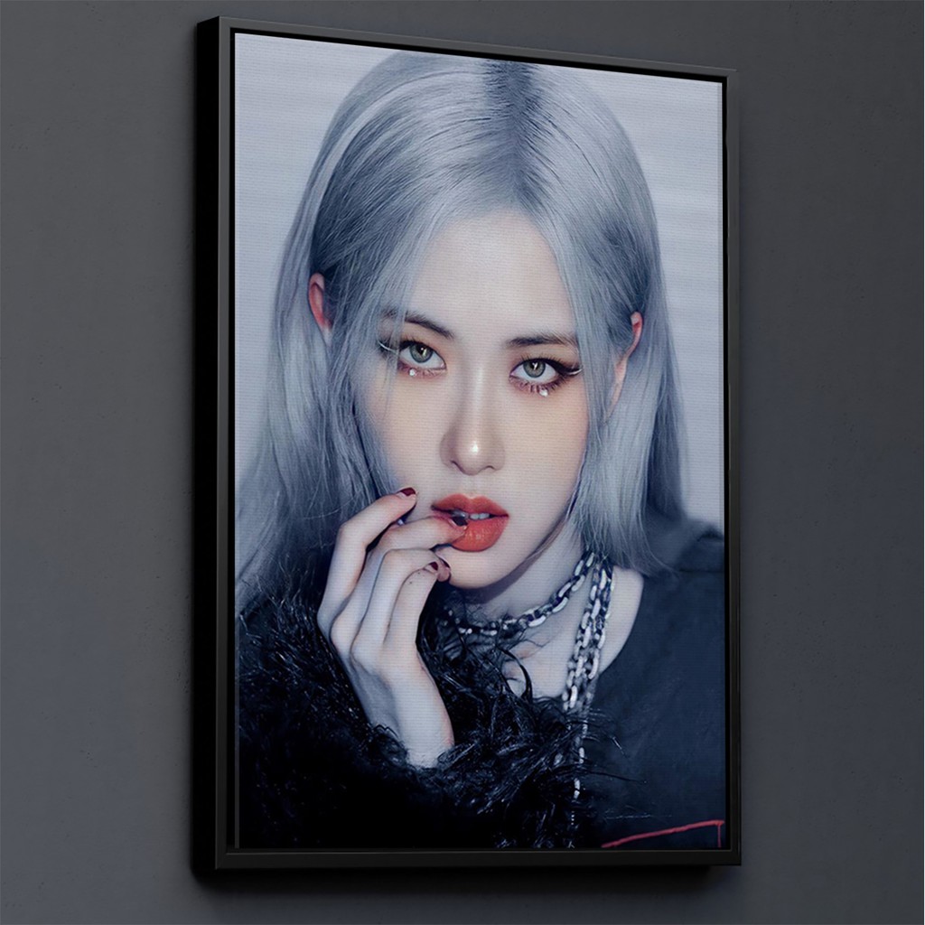 TRANH CANVAS K-POP BLACKPINK treo tường in theo yêu cầu - Rose Art