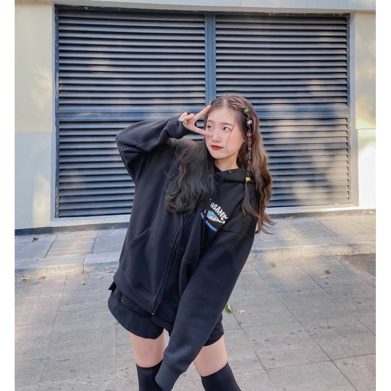 [Áo khoác zip Insane®] Childhood Hoodie Zip - màu Đen | BigBuy360 - bigbuy360.vn