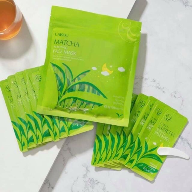 Mặt nạ Ngủ Trà Xanh Matcha Mud Mask Laikou nội địa Trung
