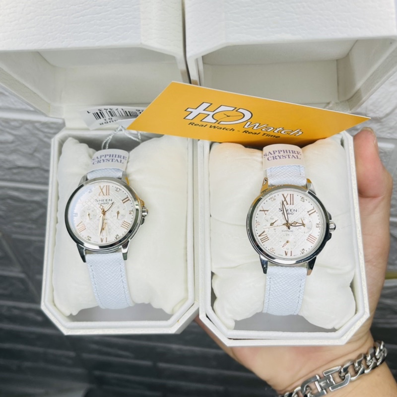 Đồng hồ sheen casio SHE-3511L cao cấp dành cho nữ fullbox chính hãng