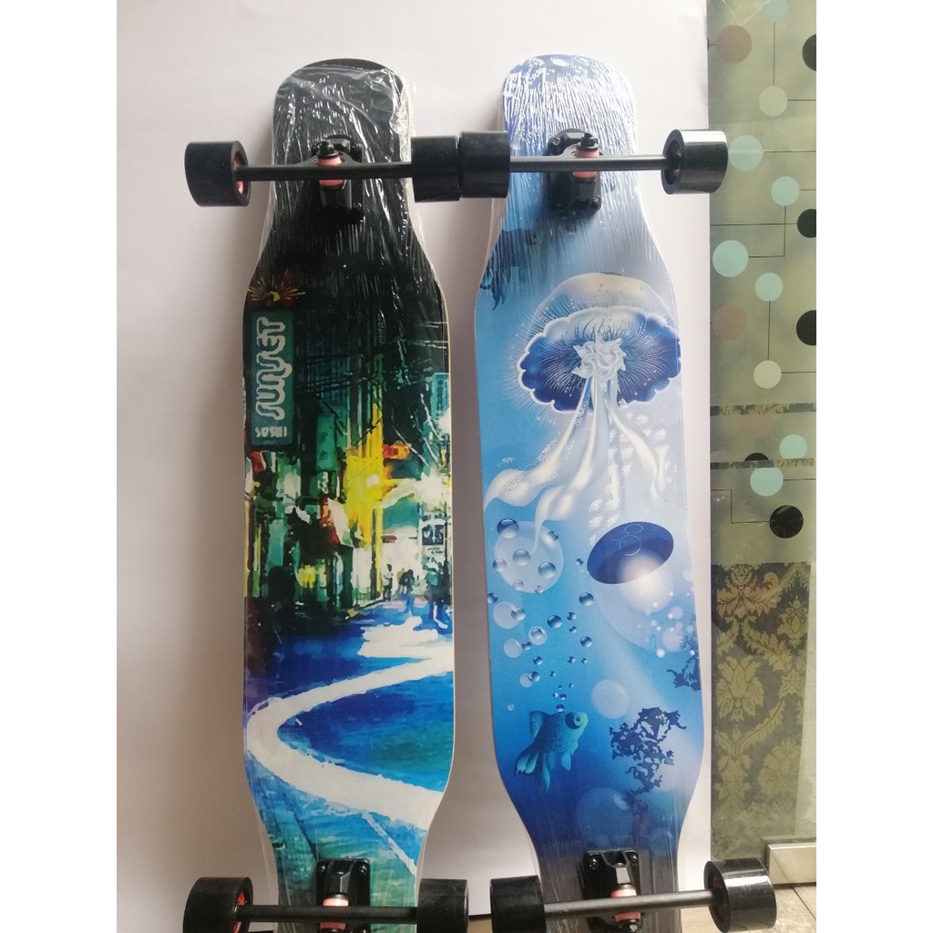 Ván trượt dài thể thao mặt nhám LONGBOARD cao cấp Dancing