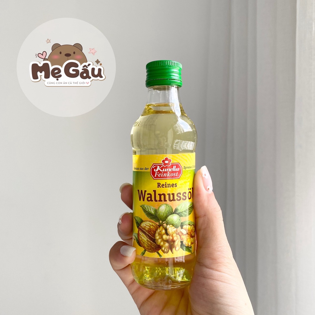 Dầu óc chó cho bé ăn dặm 100ml ( Đức)