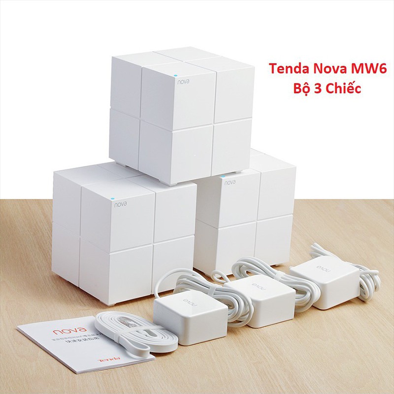 Bộ Phát Wifi Mesh TENDA NOVA MW6 Ghép Nối Phủ Sóng Rộng 500 Mét vuông - Hàng ...